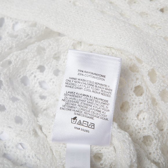 NEW! Ivory Open Stitch Dolman Sweater - Picture 5 of 6